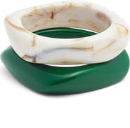 Nordstrom Set of 2 Medium Resin Bangles