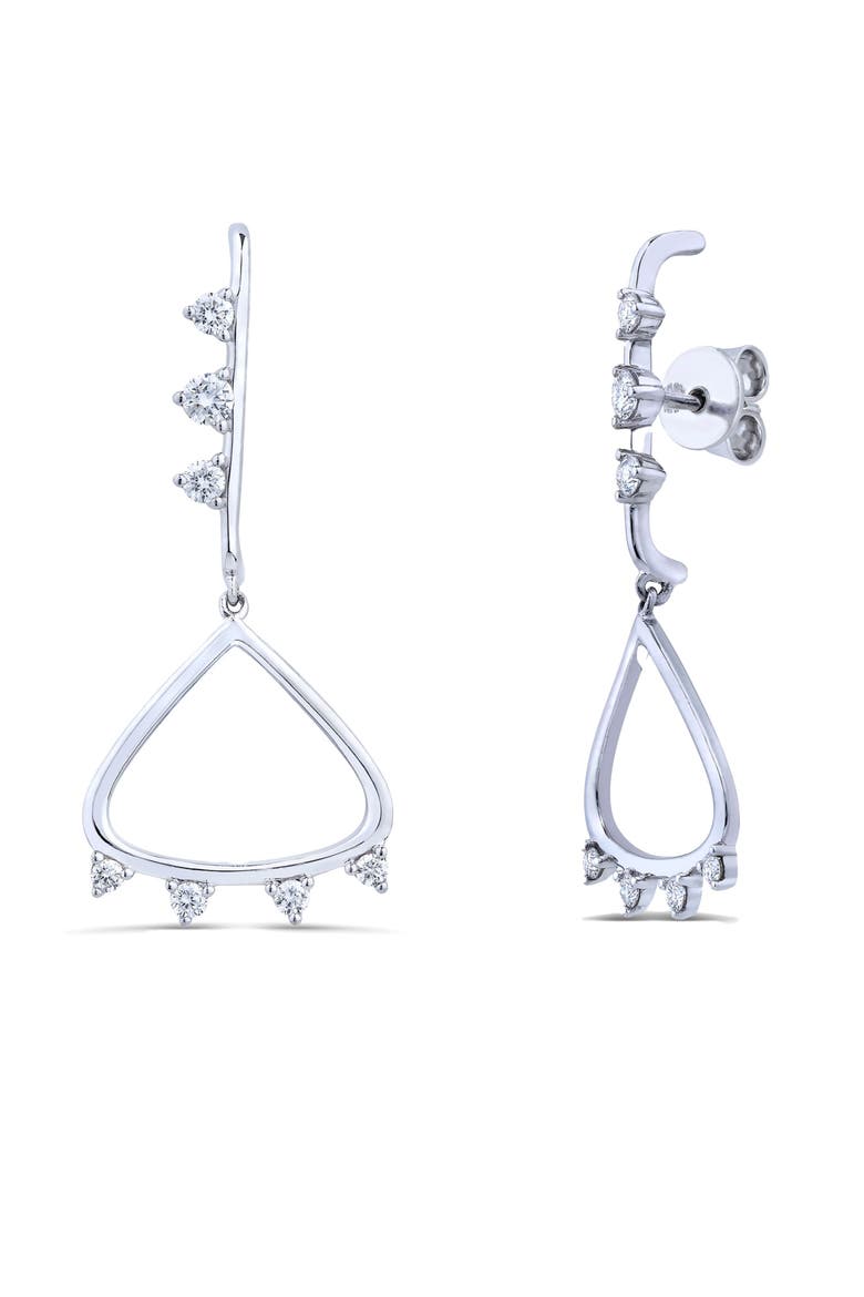 Mic Drop Earrings, Main, color, Silver