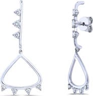 Seed2Stone Mic Drop Diamond Earrings