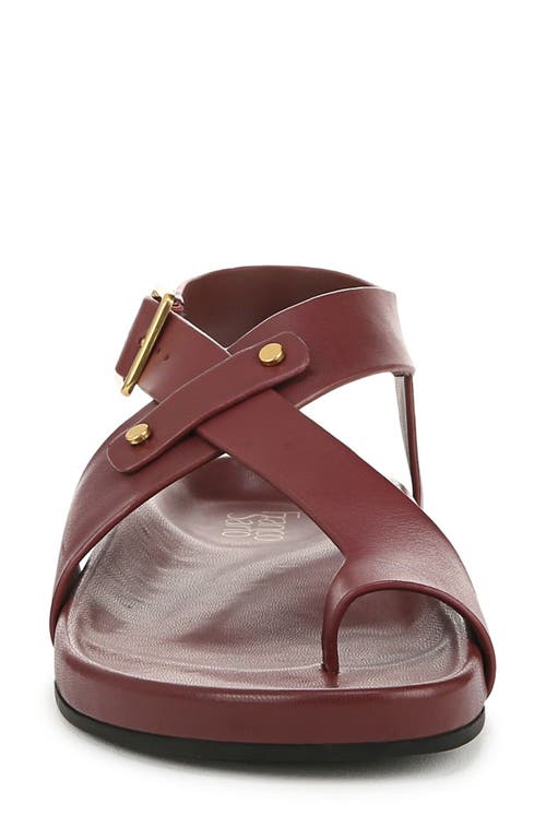 Franco Sarto Blair Ankle Strap Platform Sandal In Red