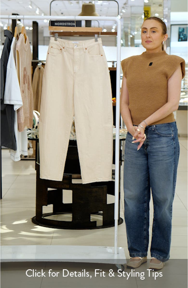 Eli Ankle Barrel Jeans, sales video thumbnail