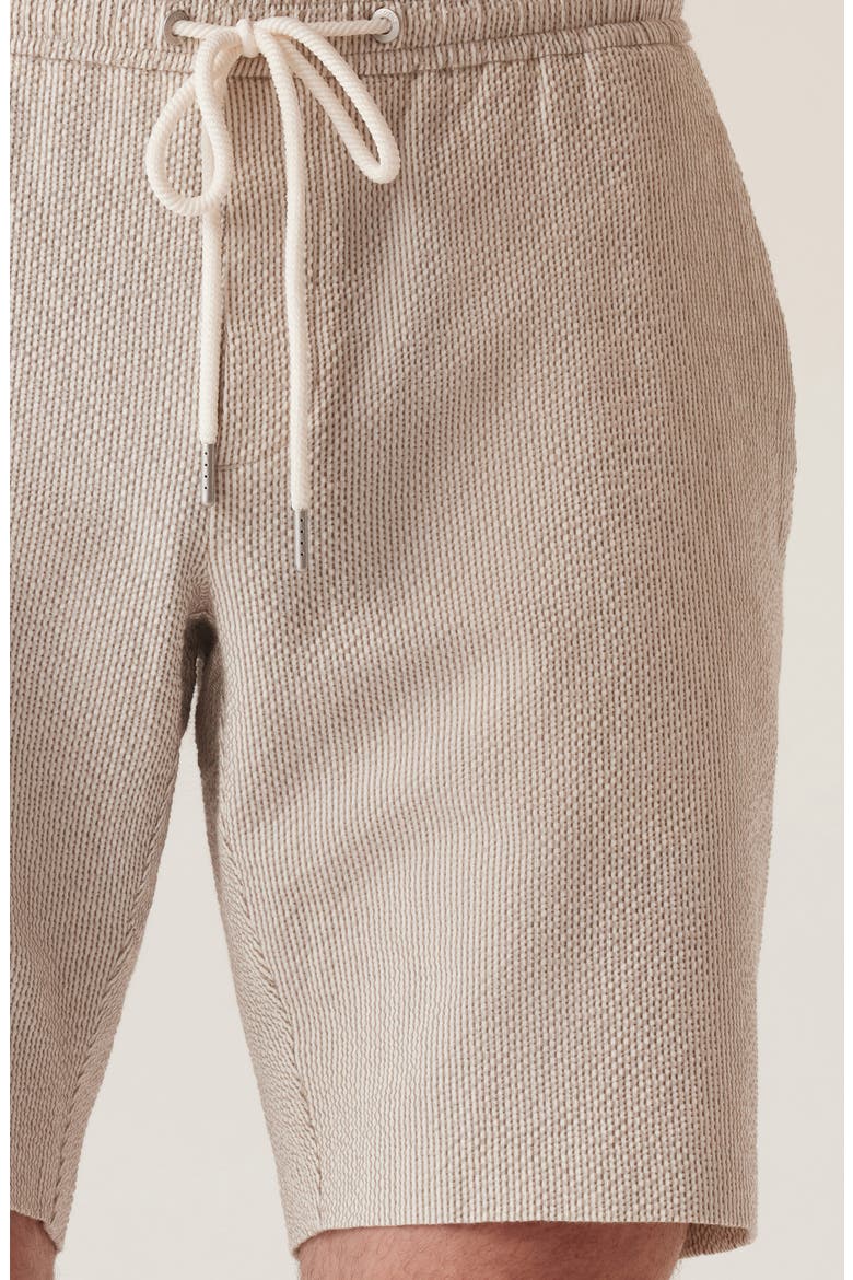Infinity 360 Supernatural Seersucker Bermuda Shorts, Alternate, color, KHAKI/ WHITE