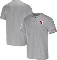Darius Rucker Collection by Fanatics Men's Darius Rucker Collection by Fanatics Heather Gray Cleveland Guardians Henley T-Shirt
