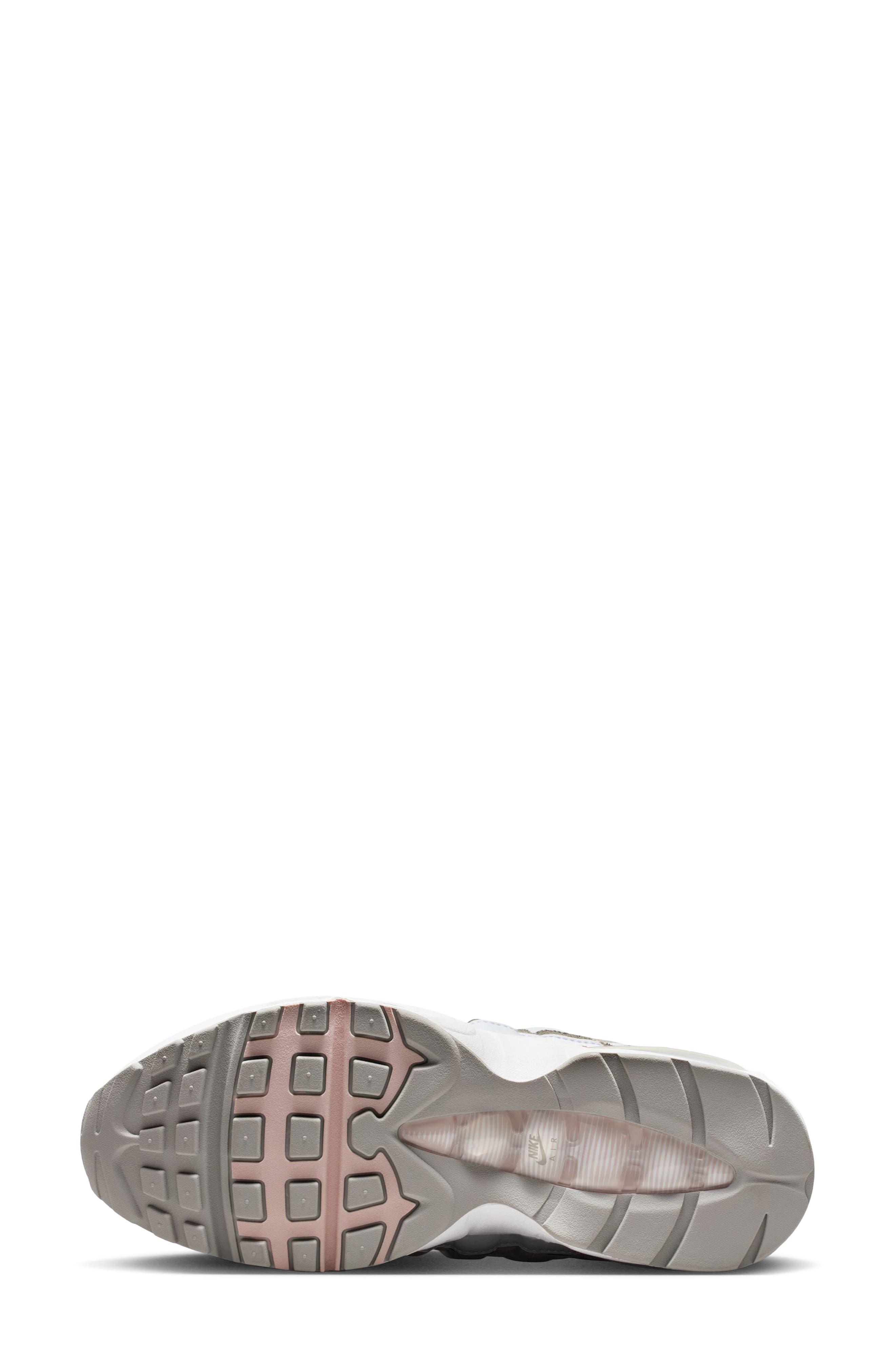 Nike Air Max 95 Sneaker, Alternate, color, White/ Red/ Charcoal/ Grey