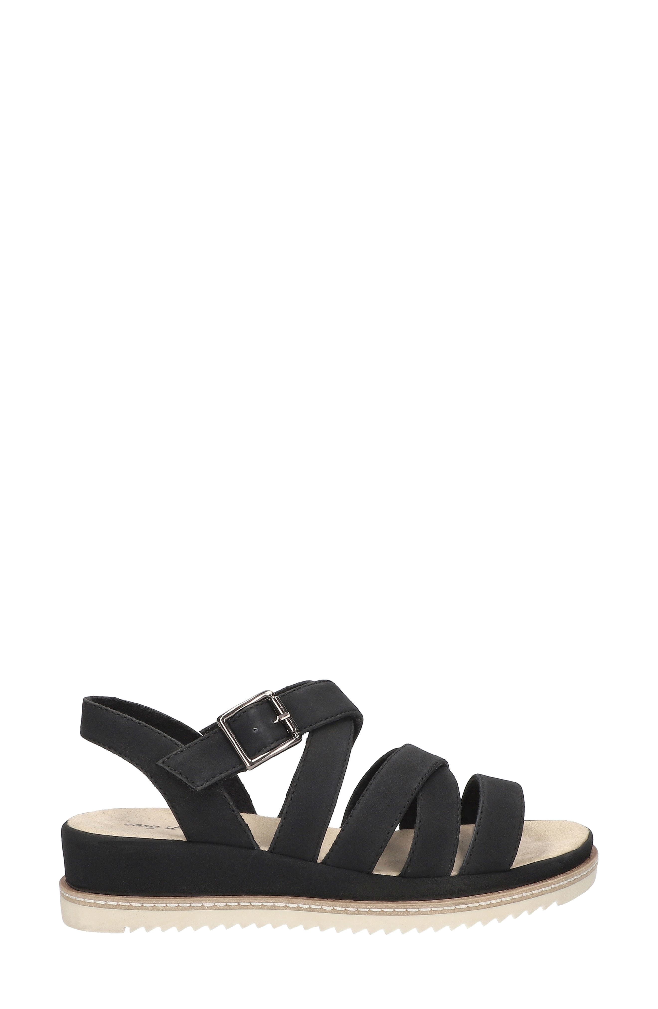 EASY STREET Madeline Slingback Platform Wedge Sandal, Alternate, color, Black