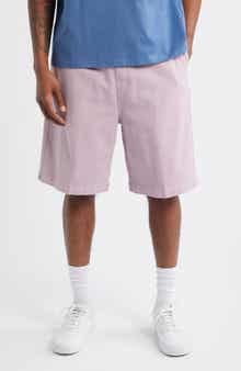 Carhartt Work In Progress Floyde Lyocell & Cotton Twill Drawstring Shorts