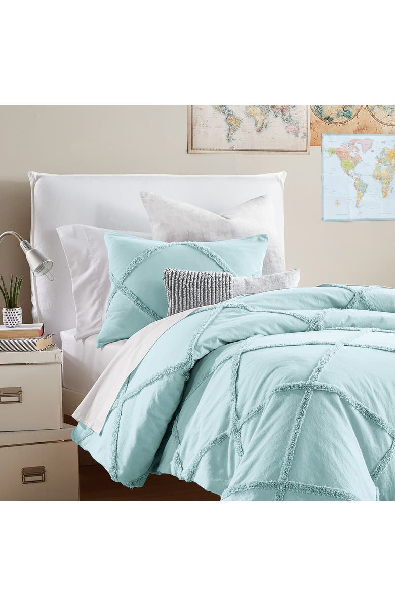 PERI HOME KIDS Chenille Lattice Comforter & Sham Set, Alternate, color, 