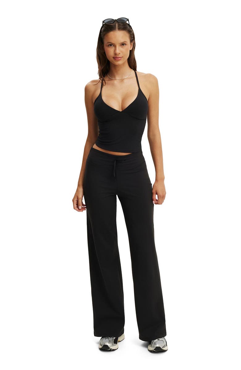 COTTON ON BODY Women's Active Ultra Soft Tri Crossback Cami, Alternate, color, Black