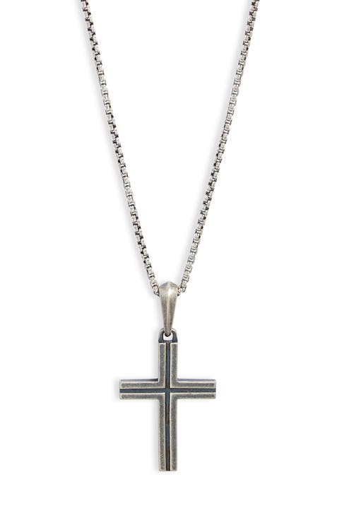 Men's Cross Pendant Necklace