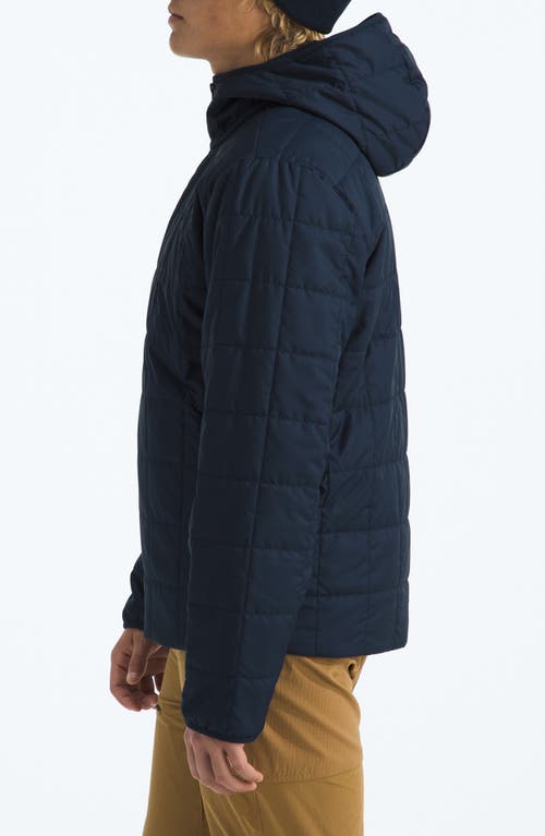 The North Face Junction Insulated Hooded Puffer Jacket In Blue