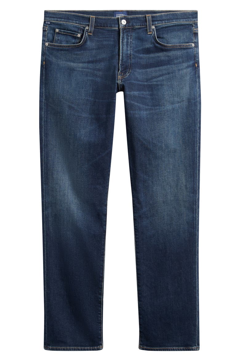 Gage Slim Straight Stretch Cotton & Cashmere Jeans, Alternate, color, PROSPECT MEDIUM DARK