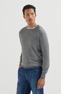 Brunello Cucinelli Cashmere and silk lightweight sweater