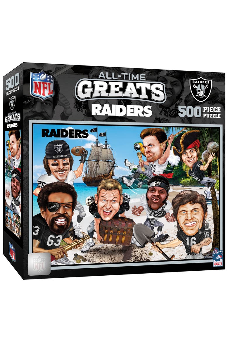 Las Vegas Raiders 500 Piece Puzzle, Main, color, Multicolor