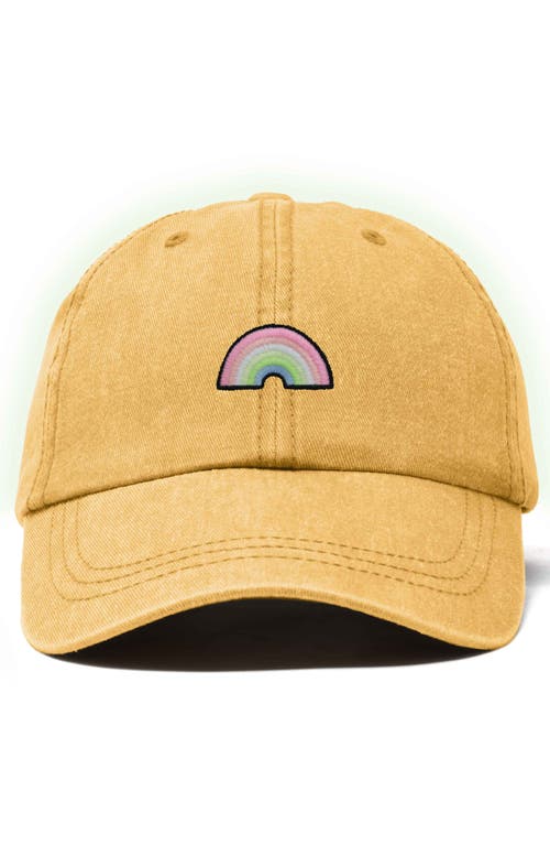 Dalix Rainbow Hat In Washed Gold