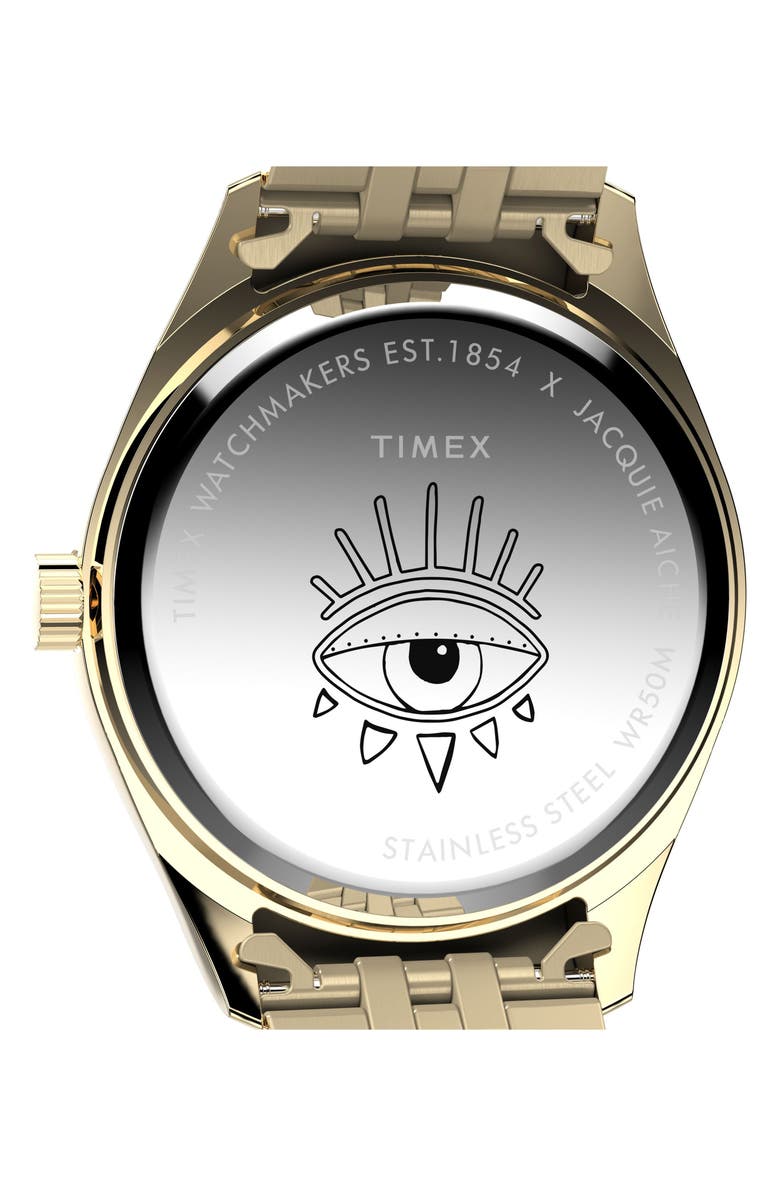 Timex<sup>®</sup> x Jacquie Aiche Cosmic Nights Bracelet Watch, 36mm, Alternate, color, Gold