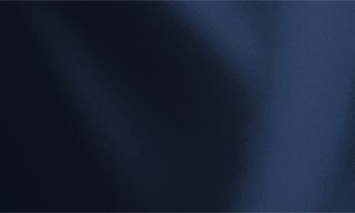 After Six Scarf Detail One-shoulder Satin Charmeuse Column Gown In Blue