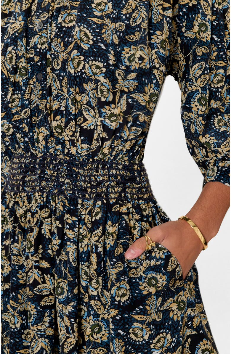 Rebecca Taylor Charlene Dress, Alternate, color, Navy Multi