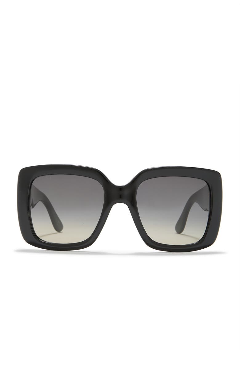 Gucci 53mm Square Sunglasses, Alternate, color, 