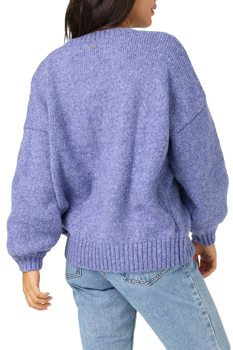 Bayou Heather Crewneck Sweater, Alternate, color, ROYAL BLUE
