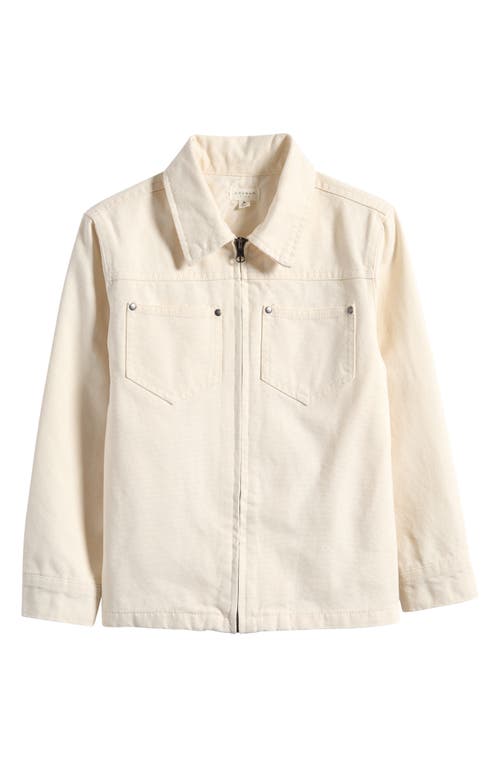 Pacsun Billie Cotton Twill Jacket In Off White Potassium Spray