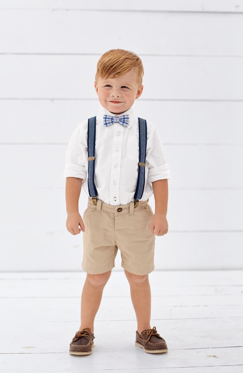 Mud Pie Bow Tie & Suspender Set, Alternate, color, 