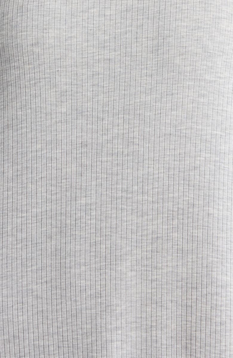 Nordstrom Moonlight Rib Tank Nightgown, Alternate, color, Grey Heather