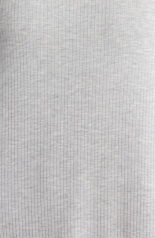 Nordstrom Moonlight Rib Tank Nightgown In Grey Heather