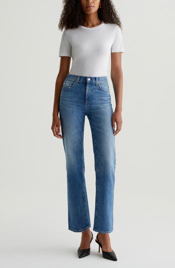 Brinley Mid Rise Classic Straight Leg Jeans
