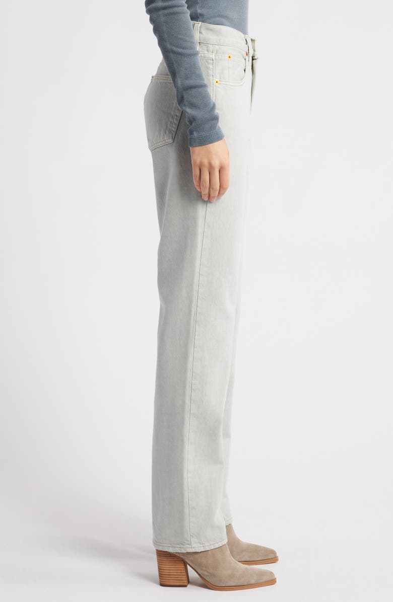 SLVRLAKE Sophie High Waist Relaxed Straight Leg Jeans, Alternate, color, 