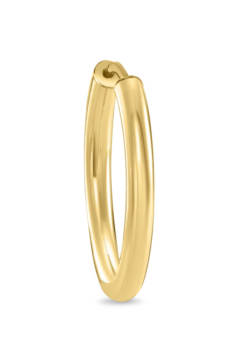 14k Gold Hoop Earrings, Alternate, color, 14KY