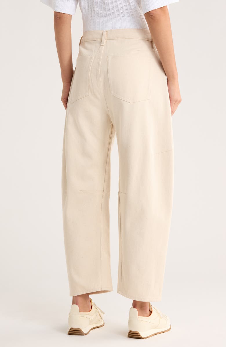 rag & bone Xander Barrel Leg Jeans, Alternate, color, Ecru