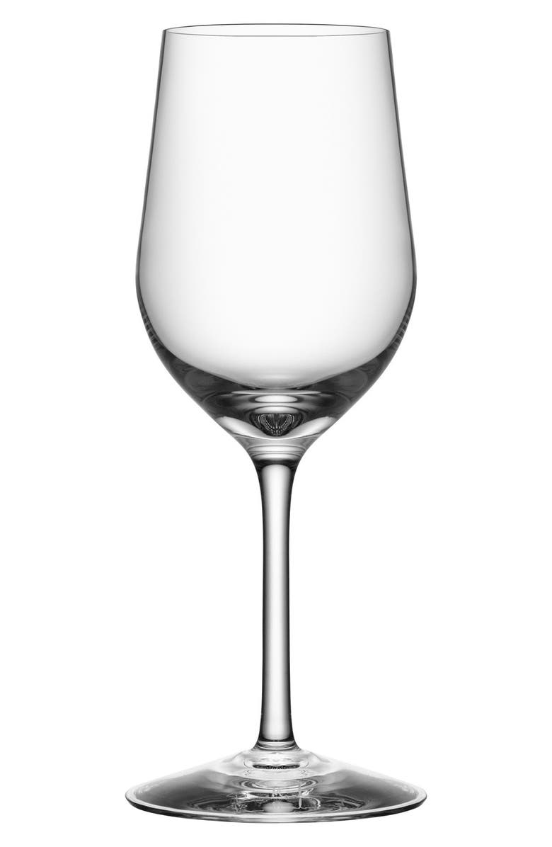 Orrefors Morberg Collection Set of 4 Crystal White Wine Glasses, Main, color, 
