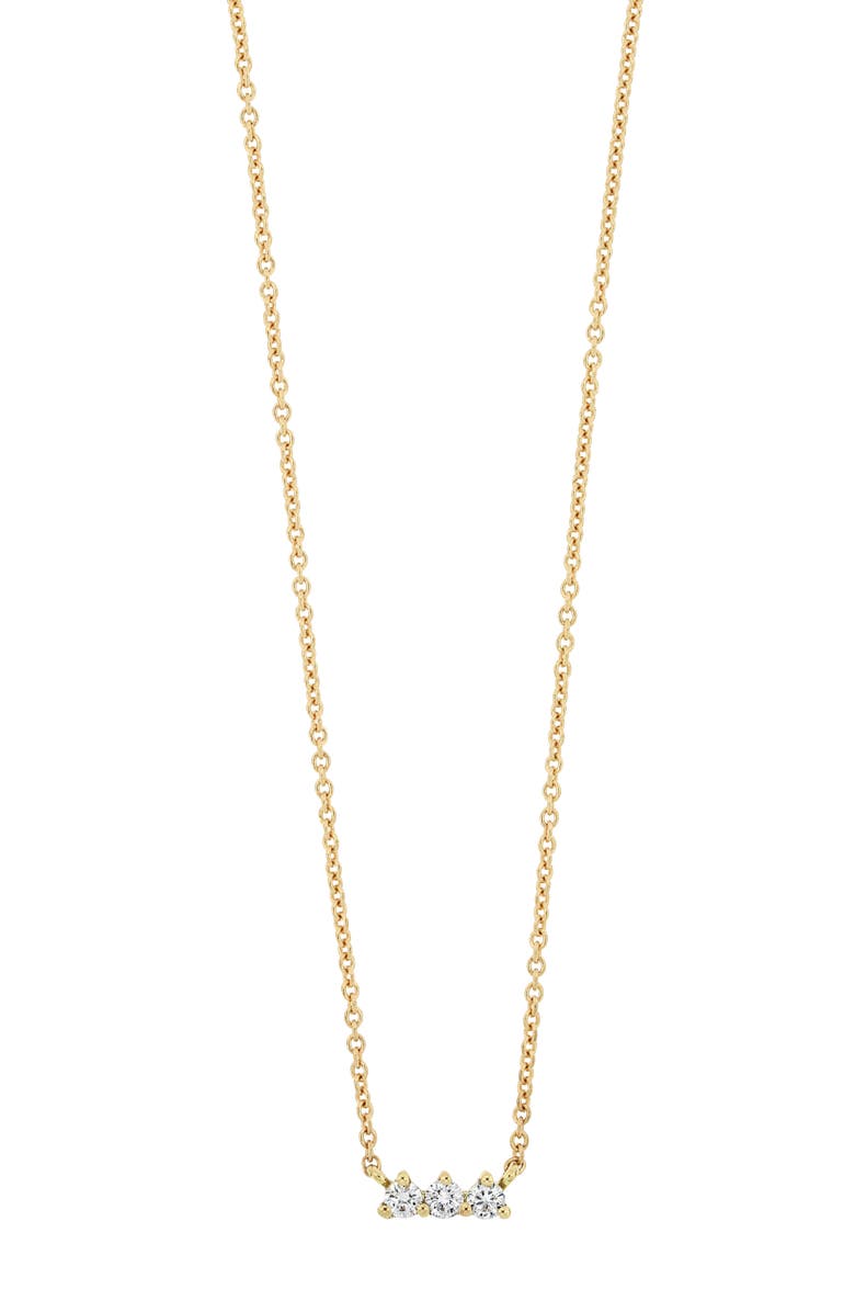 Bony Levy 18K Gold Diamond Bar Pendant Necklace, Main, color, 18K Yellow Gold