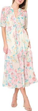 GIBSONLOOK Kira Drawstring Maxi Dress