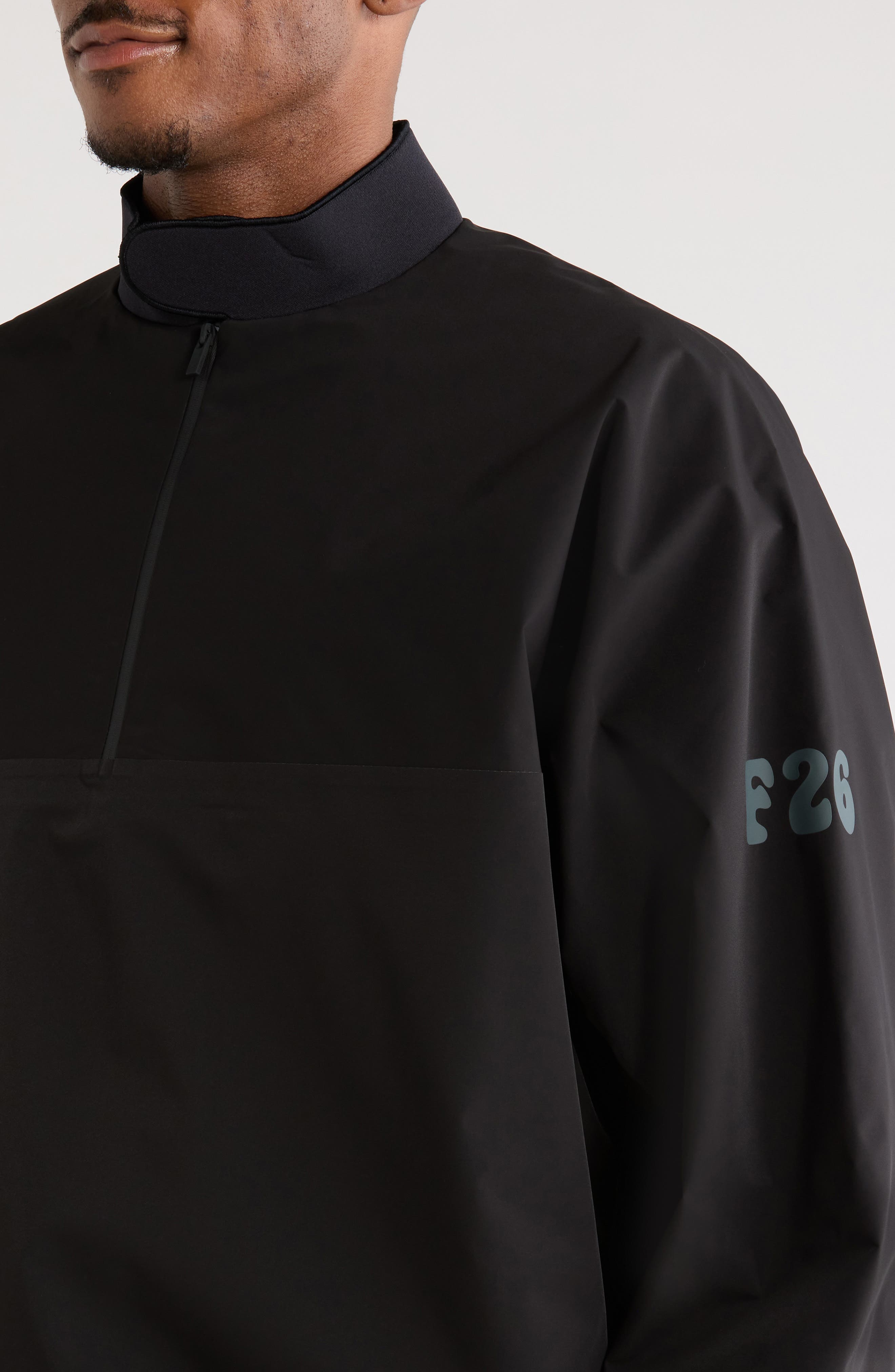 Fear of God Essentials Half Zip Mock Neck Track Jacket (Men