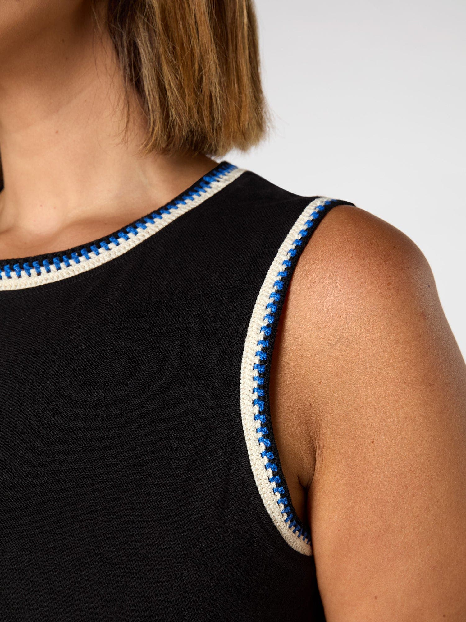 Crochet Trim Dress - image 2