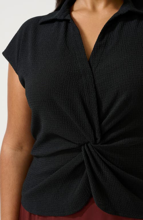 Estelle Harko Twist Front Top In Black