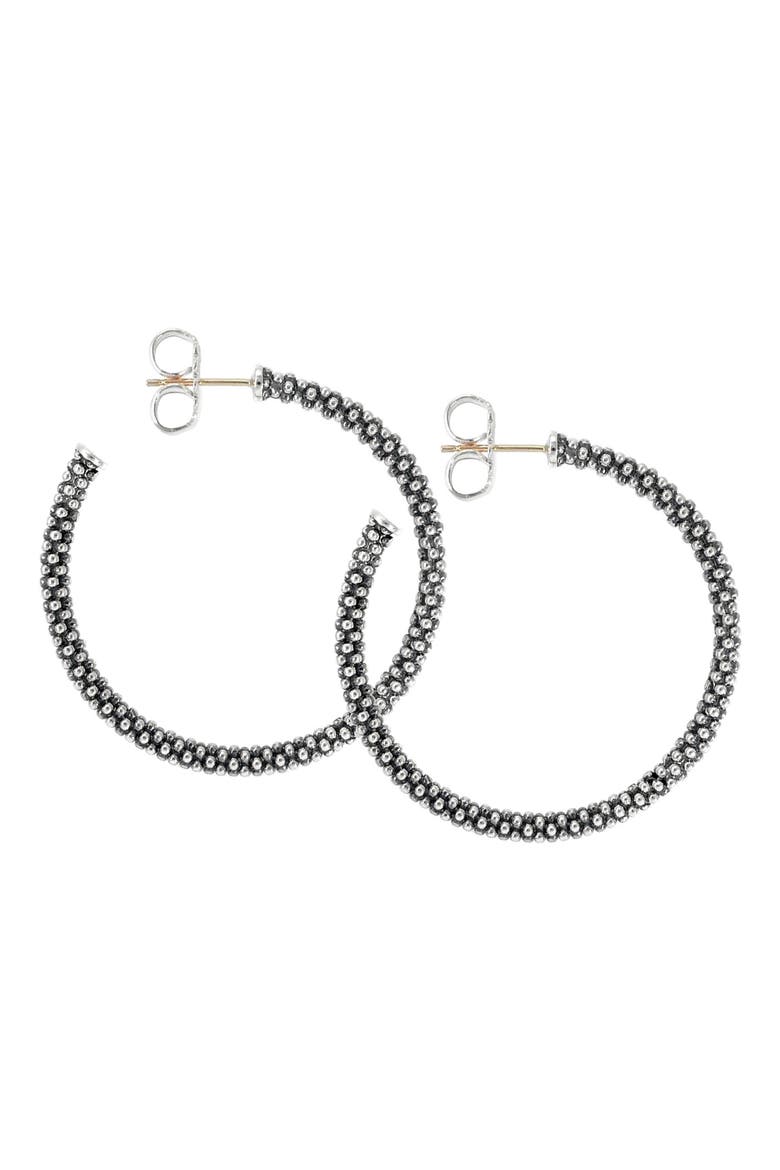 Medium Caviar Hoop Earrings video