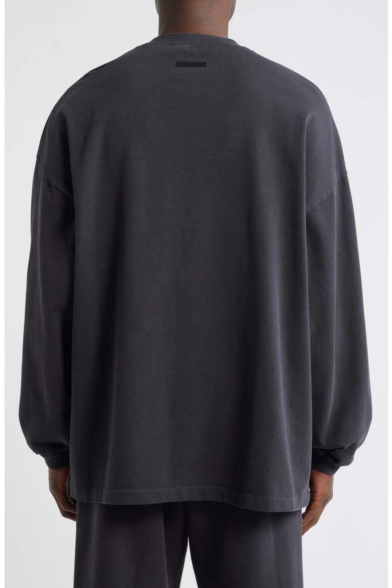 Signature '90s Long Sleeve Logo T-Shirt, Alternate, color, FADED BLACK