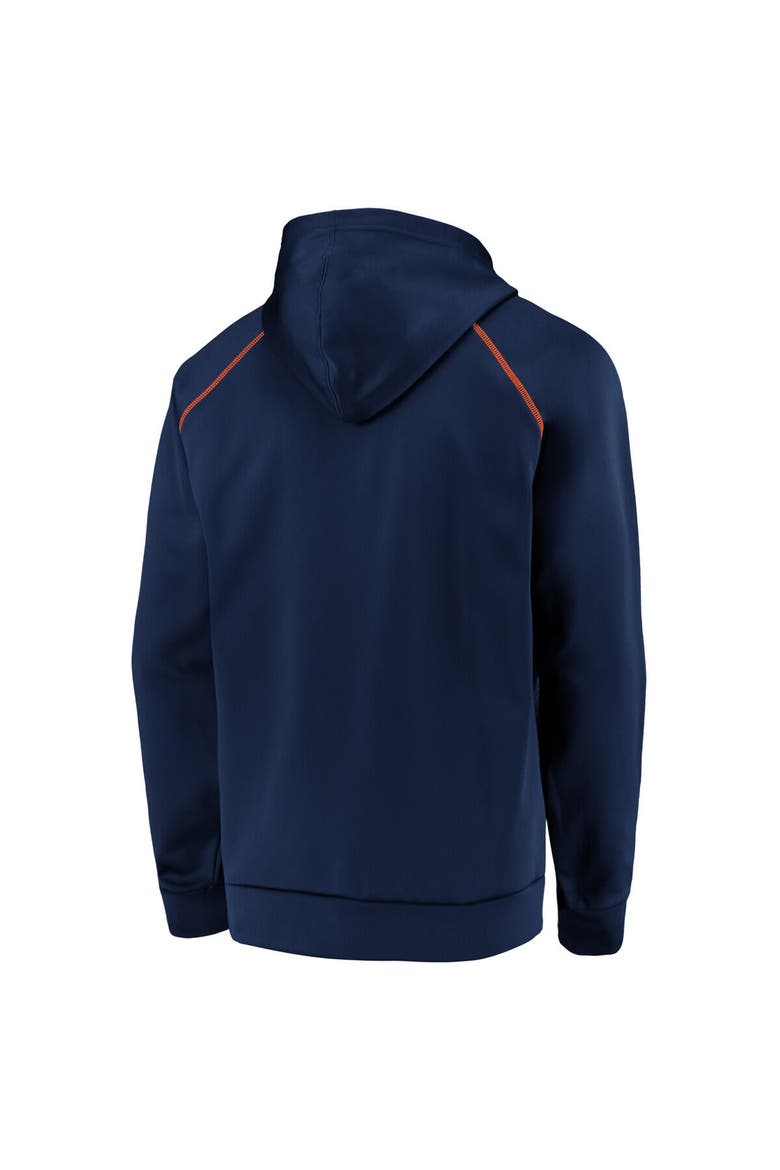 Men's Fanatics Branded Charcoal/Navy Detroit Tigers Game Day Ready Raglan Pullover Hoodie, Alternate, color, Charcoal