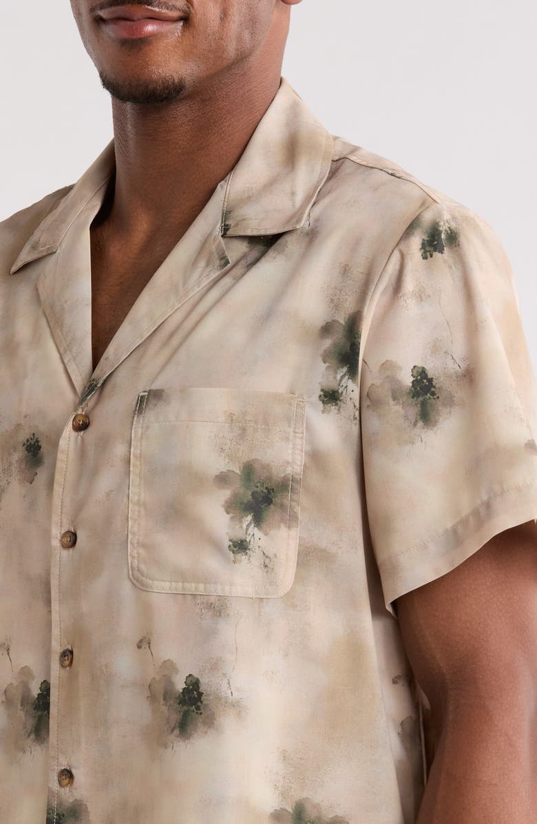 RIZORT Shadow Camp Shirt, Alternate, color, Tan