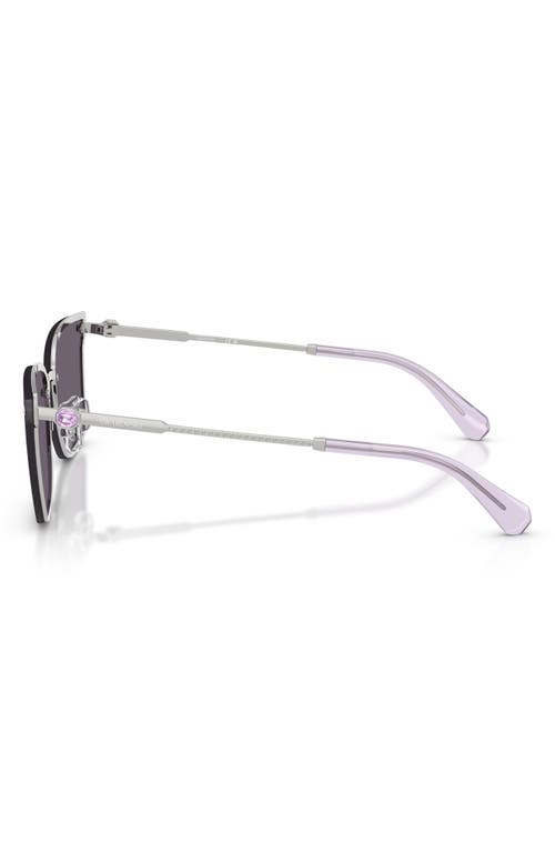 Swarovski 62mm Irregular Sunglasses