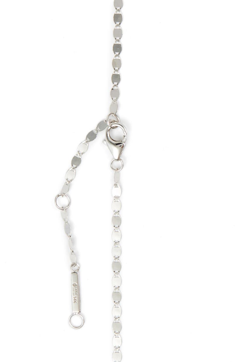 LANA Petite Nude 14K Gold Chain Choker, Alternate, color, White Gold