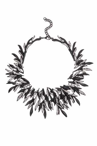 EYE CANDY LOS ANGELES Black Fallen Necklace