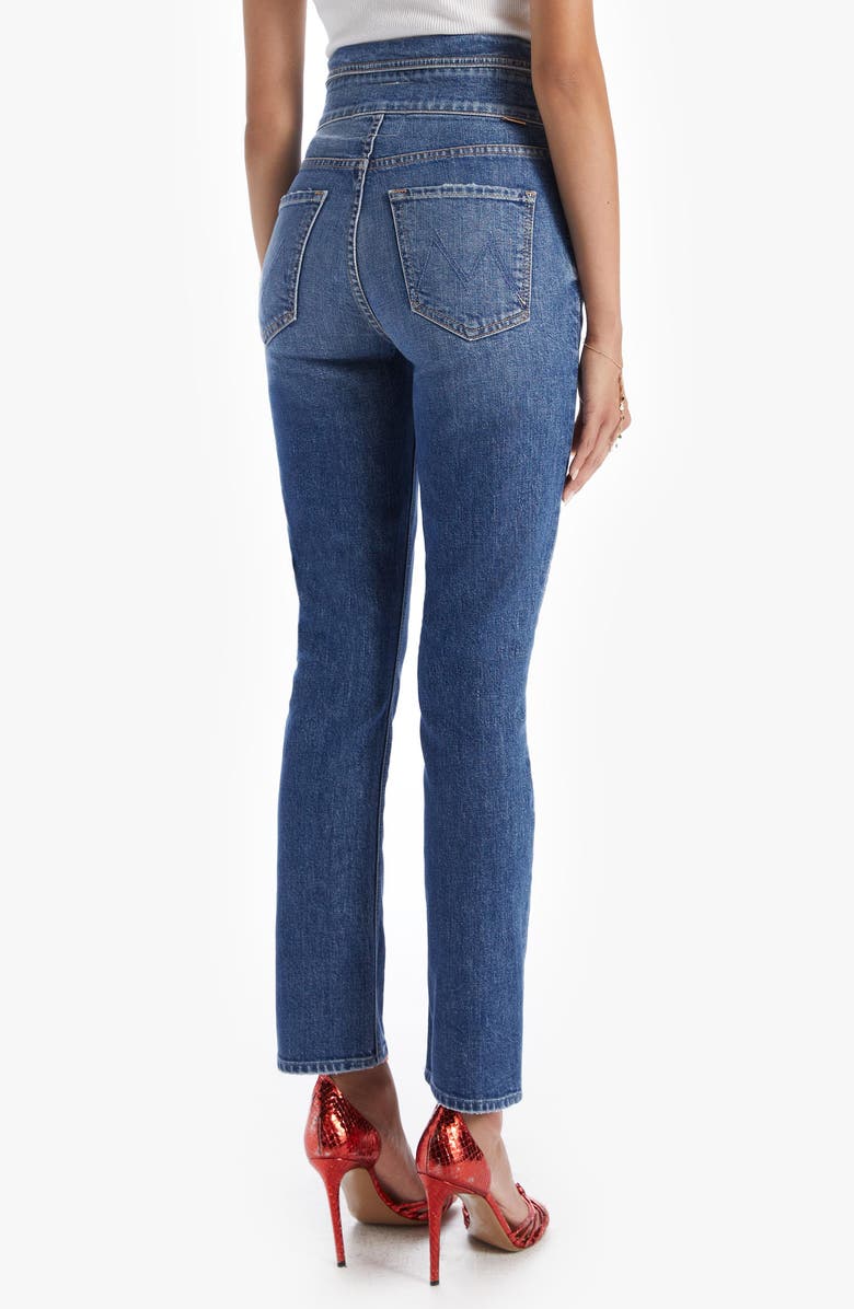 MOTHER The Triple Stack Dazzler High Waist Ankle Skinny Jeans, Alternate, color, 