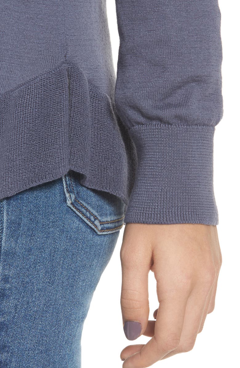 Hinge Ruffle Hem Cardigan, Alternate, color,