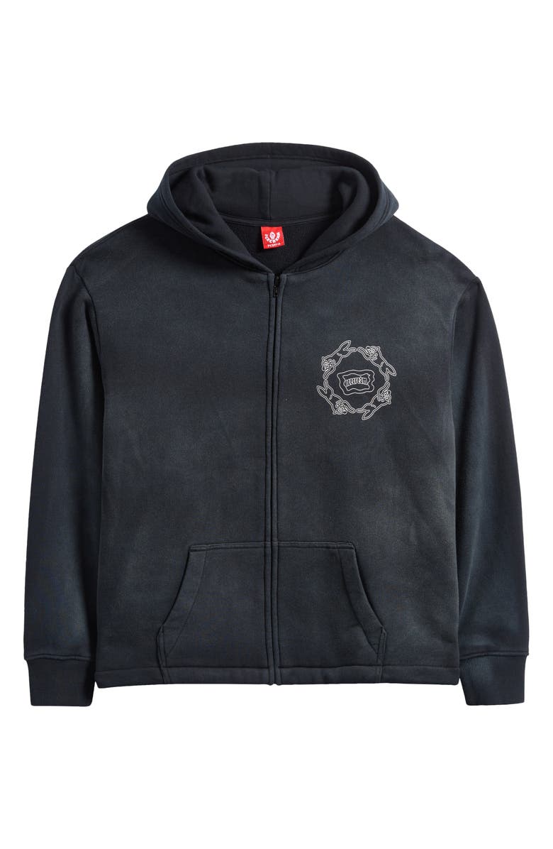 ICECREAM Rotation Cotton Hoodie, Alternate, color, Black