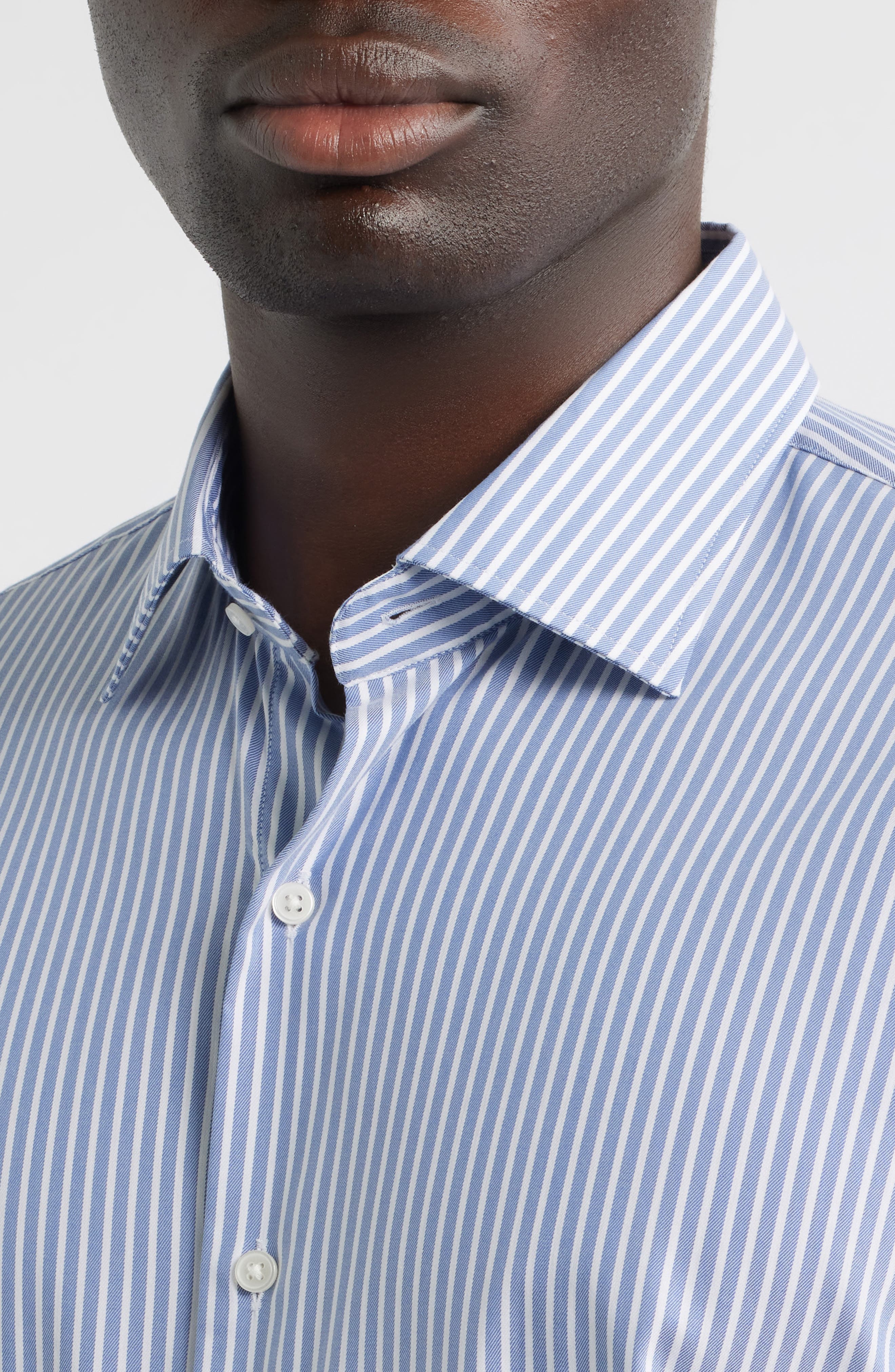 Langley Stripe Crown Lite Performance Twill Button-Up Shirt - image 4
