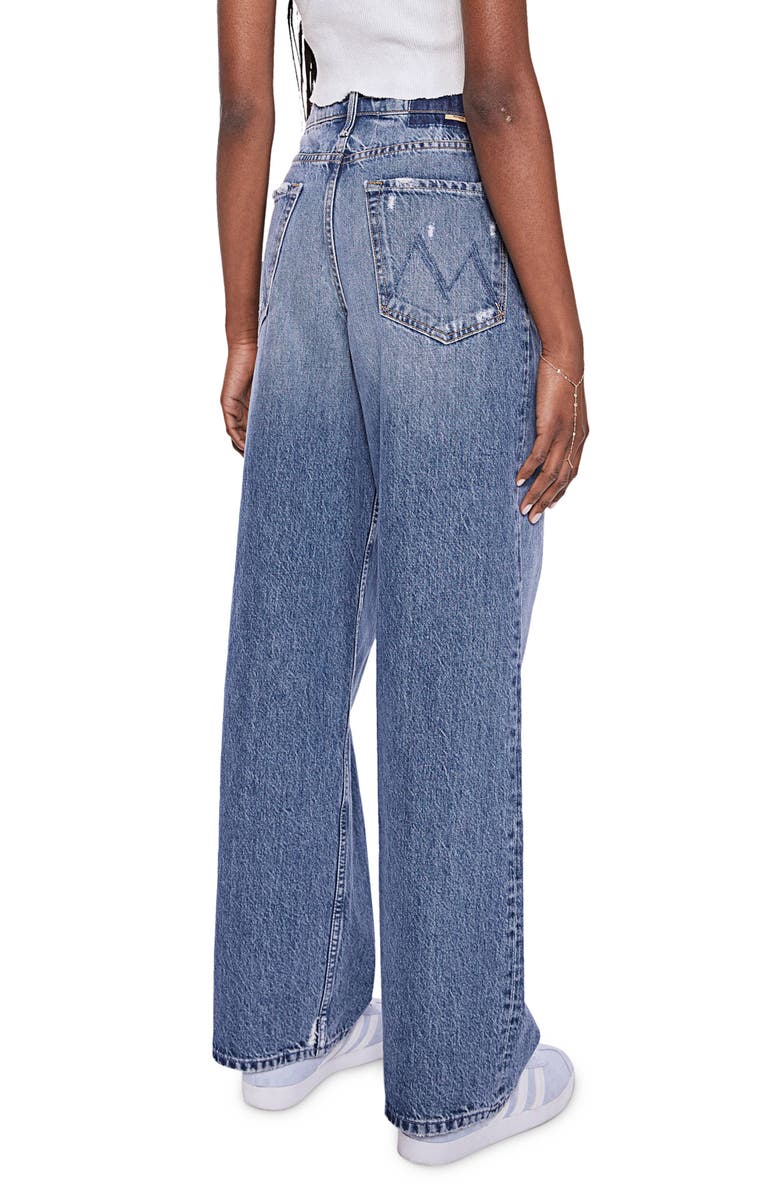 MOTHER Spinner Skimp High Waist Wide Leg Jeans, Alternate, color,