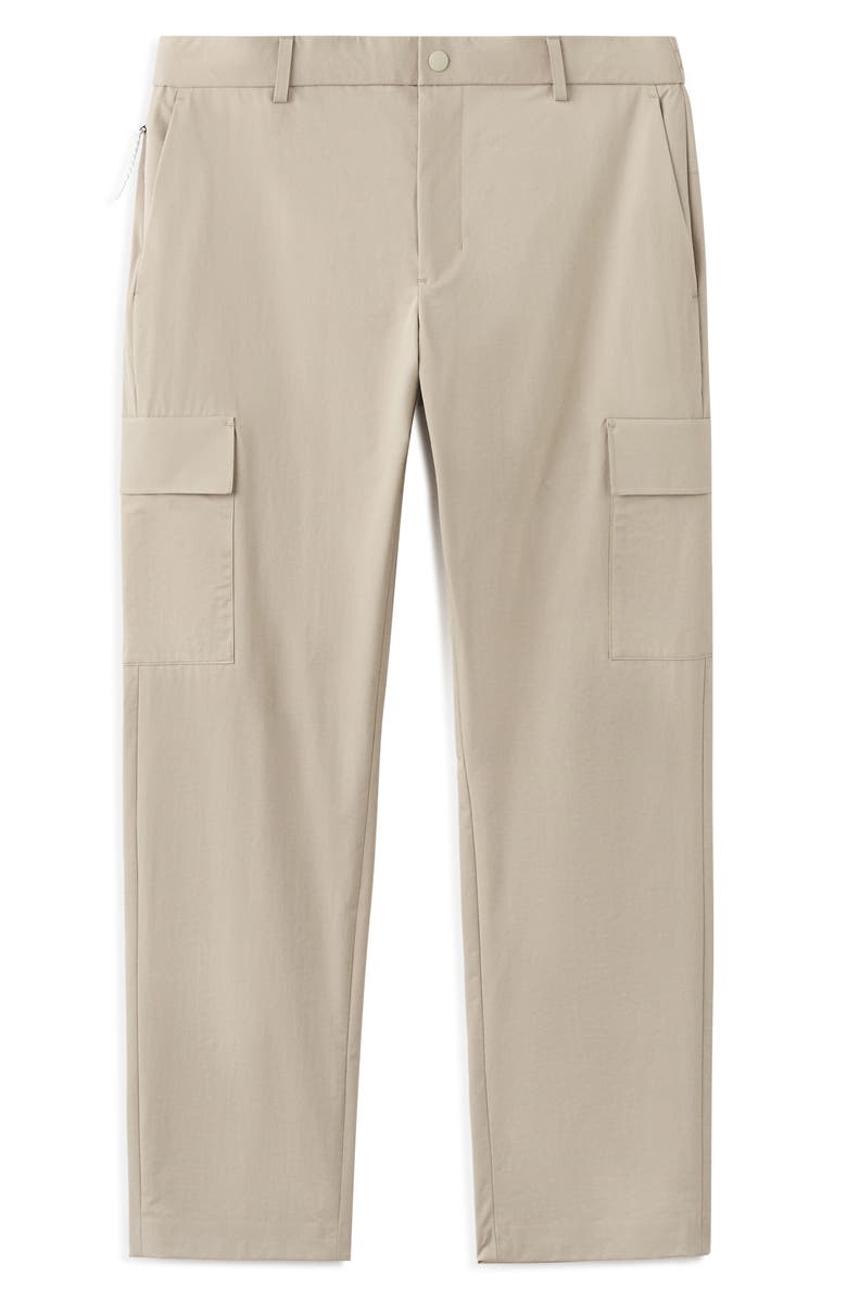 MANGO Slim Fit Comfort Stretch Water Repellent Cargo Pants, Alternate, color, Beige